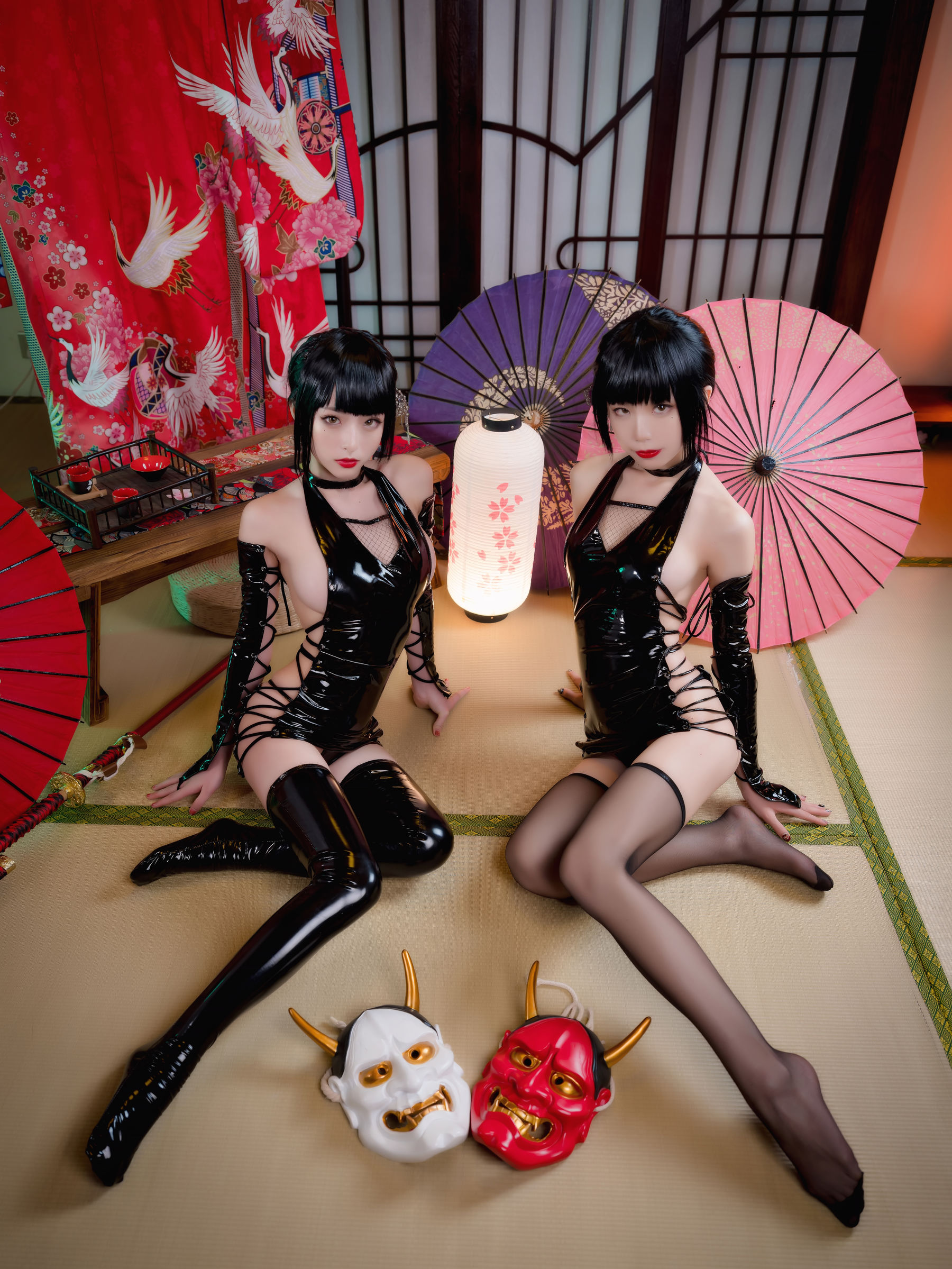 动漫博主水淼aqua&清水由乃 忍者双人-秀人网官方网站