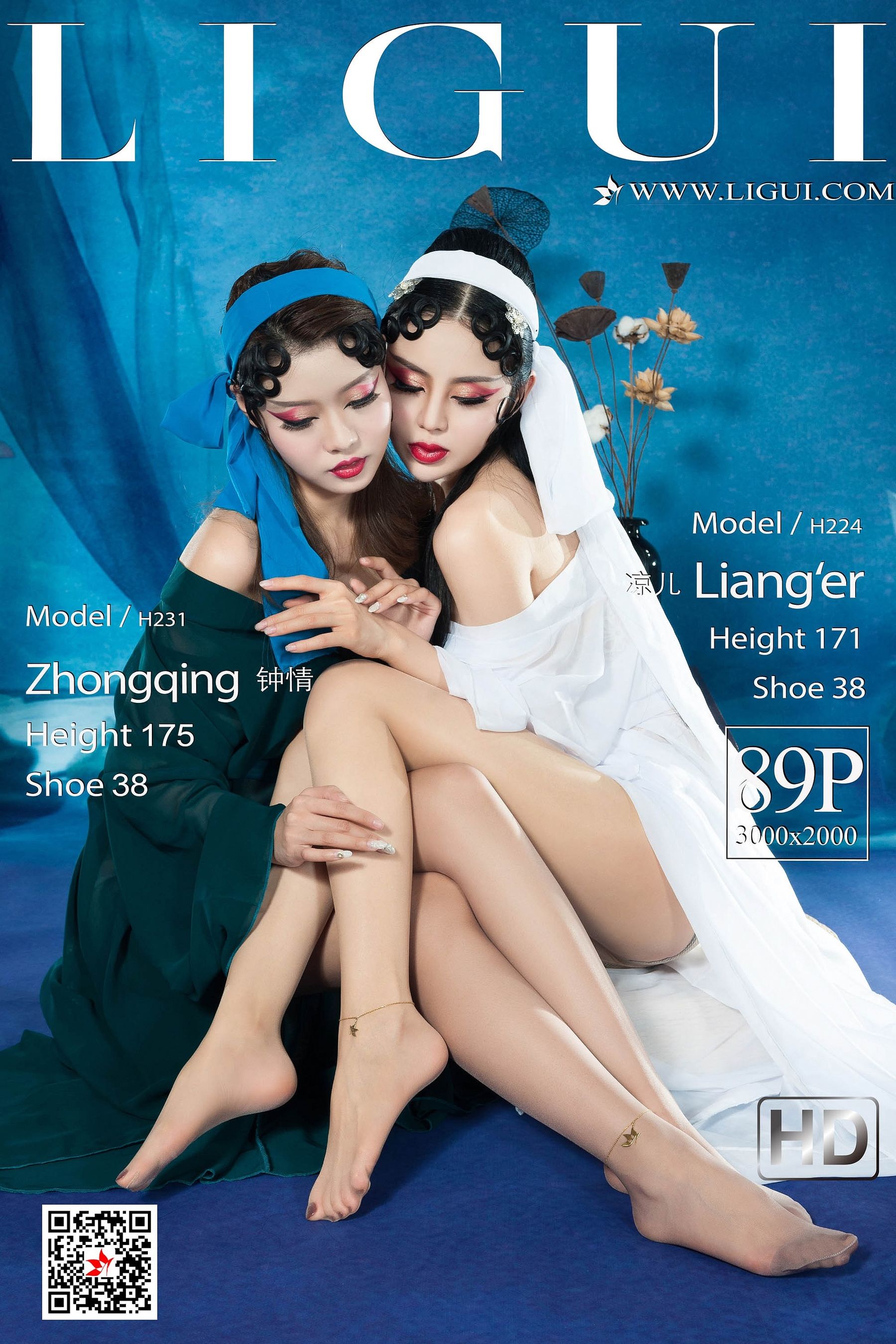[丽柜Ligui] 网络丽人 钟情&凉儿-秀人网官方网站